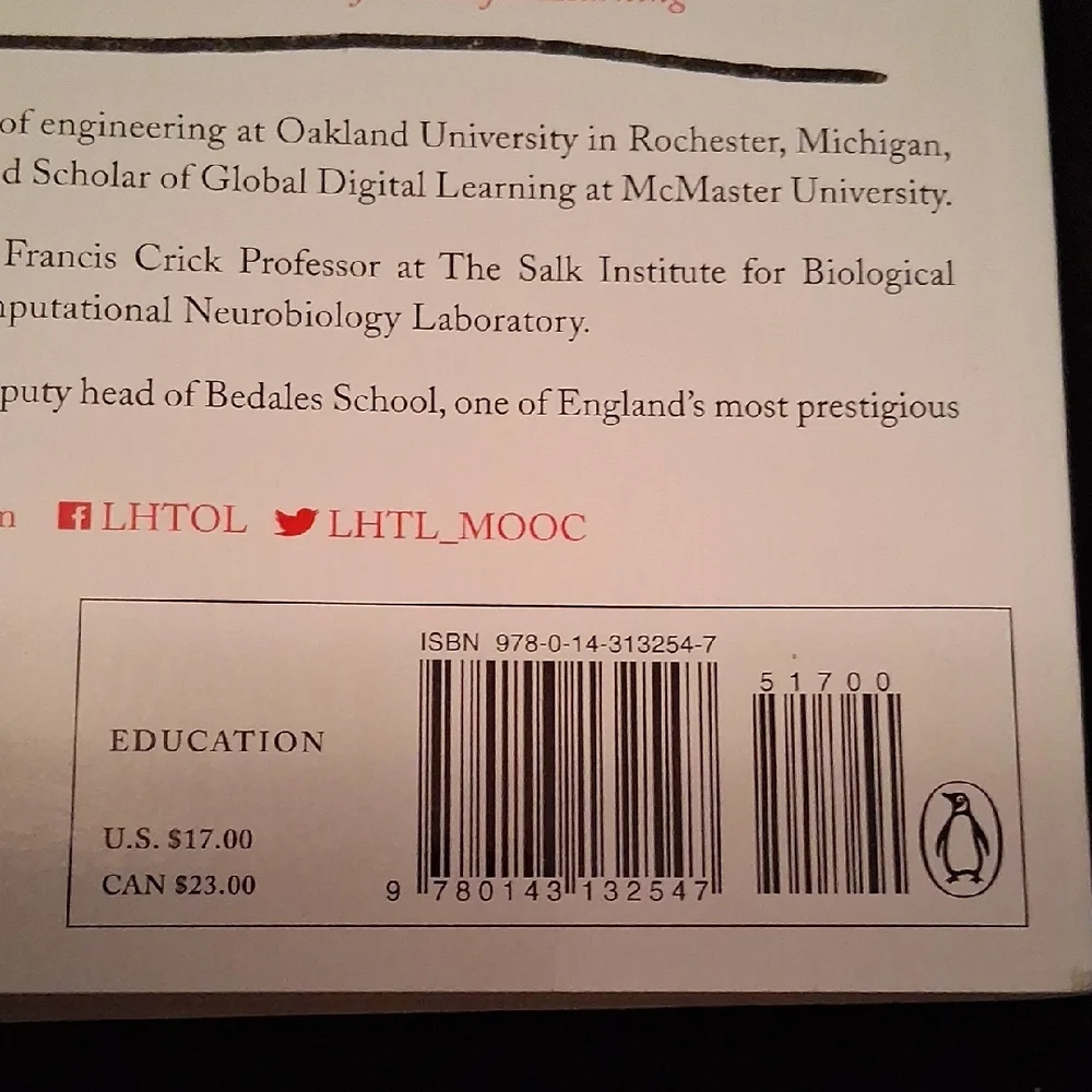 Learning How to Learn Book - Picture 2 of 3